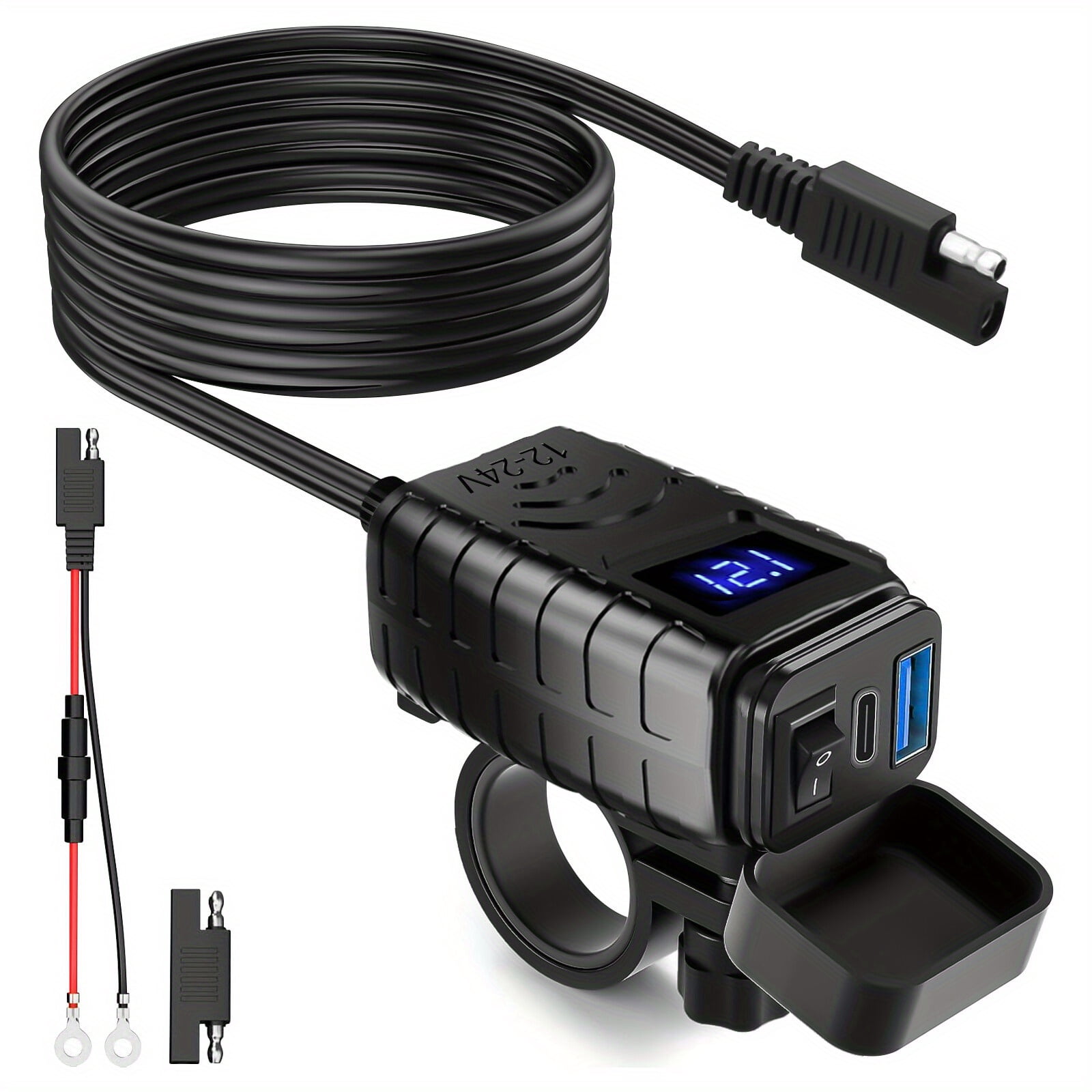 Quadlock Motorcycle USB Charger