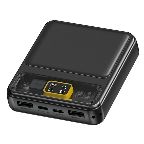 Dual USB Power Bank Shell Case 3 Slot Battery Charging Bank Kit for Outdoor Activities Daily Use