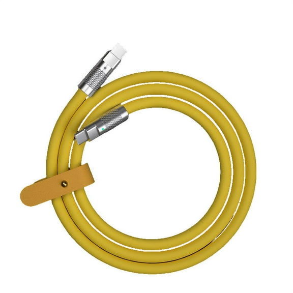 Dual USB Type C Cable Fast Charging Cable Charger Cord Silicone Cable for Data Transfer [5Ft/1.5m] Compatible with iPhone 15 Pro Max MacBook Pro Air iPad Pro Air Mini Galaxy S23 Ultra Note Pixel