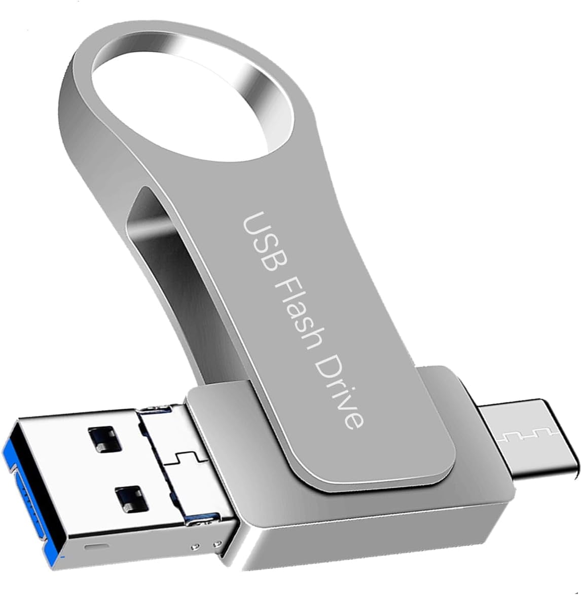 Flash Drive 1TB, Dual USB3.0 Thumb Drive for Macbook pro,Faster Speed Memory Stick，Type C Jump