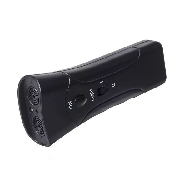 Dual Ultrasonic Dual Head Anti-Bark Dog Training Equipment, Dog Barking Trainer, LED Light Dog Repeller, Portable Dog Trainer