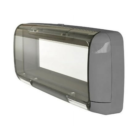 Dual Universal Splash Guard Gray