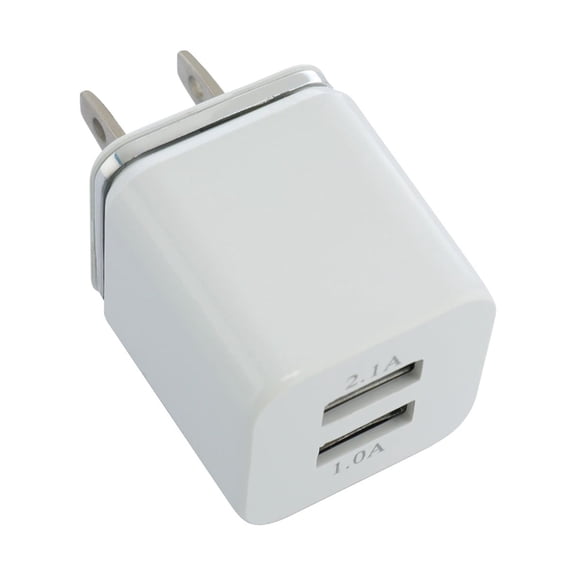 Dual Usb Charger Wall Mount Phone Charger 5V1A ChargerSuitable for Ios, Android Smartphones