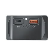 Dual Usb Ports Qc3.0 Pd Car Bus Charger Socket Adapter Usb Power Panel