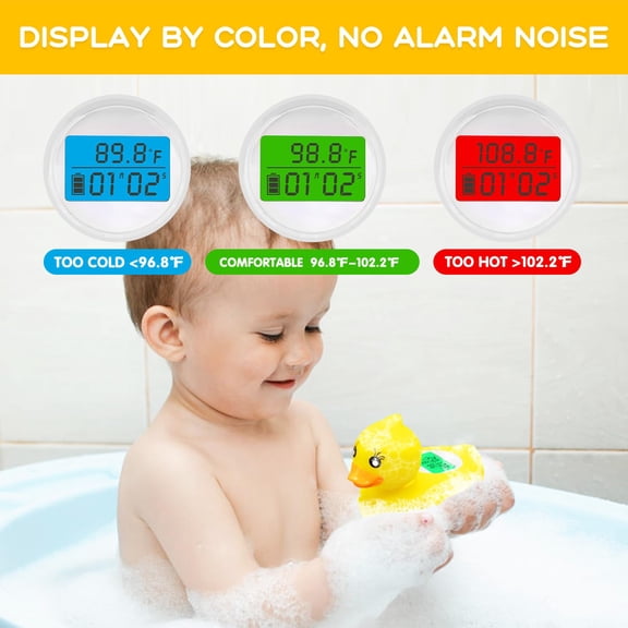 Dual Use Digital Duck Baby Bath & Room Thermometer