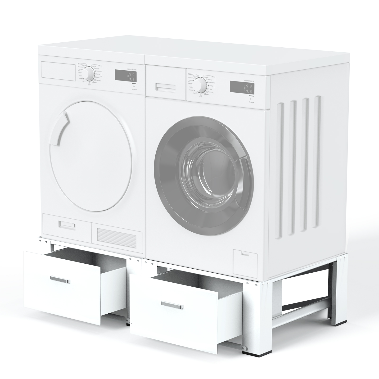 Wash Dryer Pedestals 29" 2in1 Upgraded Design Matalde Laundry