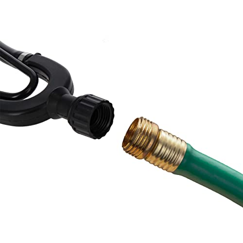 Dual Water Feed Boat Motor Flusher Rectangular Cup Muffs with Hose