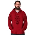 thumbnail image 1 of Dual Whales Compass Spirit Animal Hoodie Sweatshirt Women Men Brisco Brands S, 1 of 6