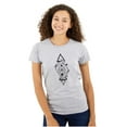 thumbnail image 1 of Dual Whales Compass Spirit Animal Womens Fitted Plus Size Graphic Tee Brisco Brands 3X, 1 of 5