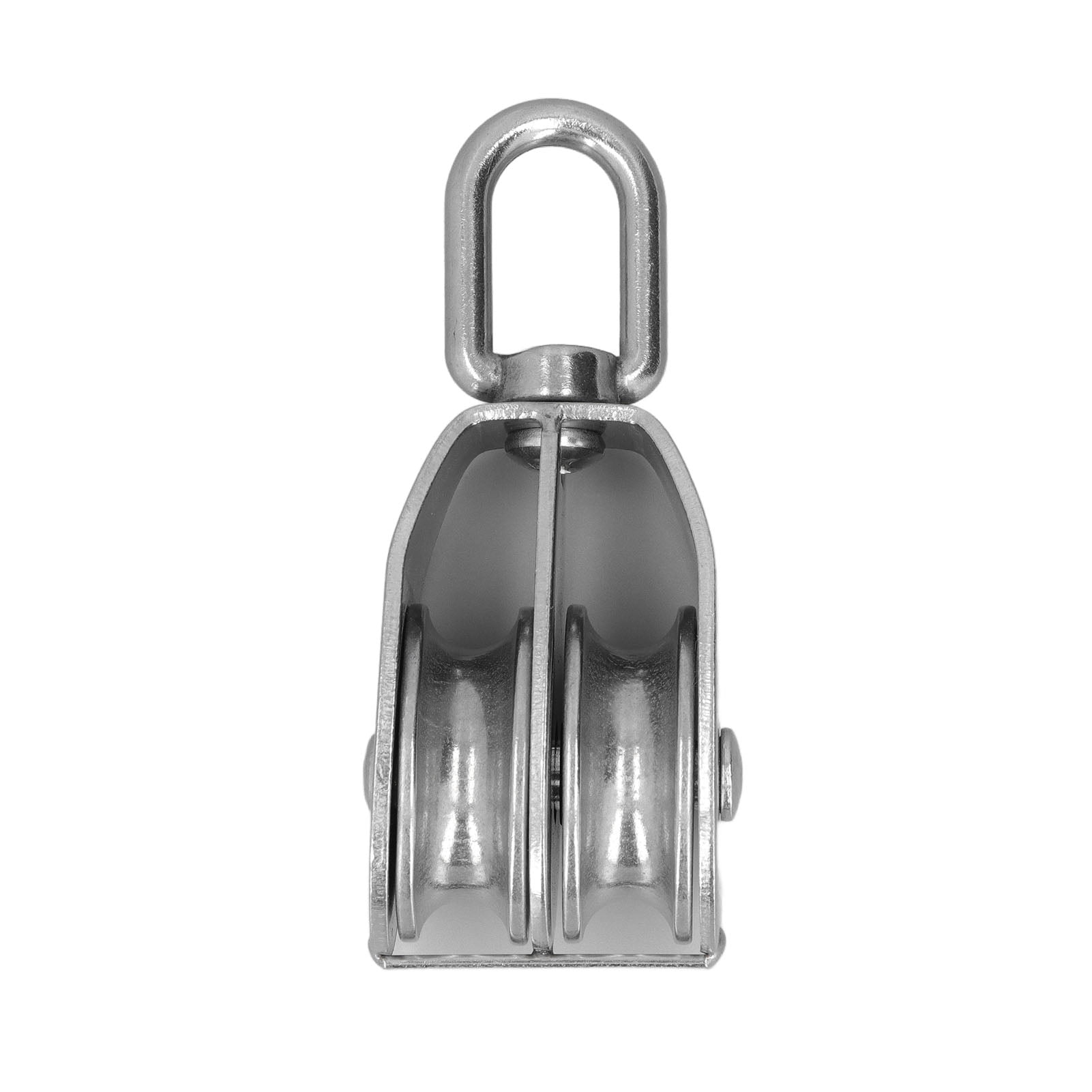 Dual Wheel Pulley, Pulley Block 400kg Loading For Yachts For Boats