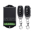 Dual Wireless Remote Control Switch, AC100240V 10A Relay Radio