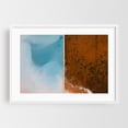 thumbnail image 1 of Dual Worlds - Sicily Italy Photography Abstract Nature Geometric Minimalist Landscape Surrealism Pastel White Framed Wall Art Print 12 x 18 inches, 1 of 3