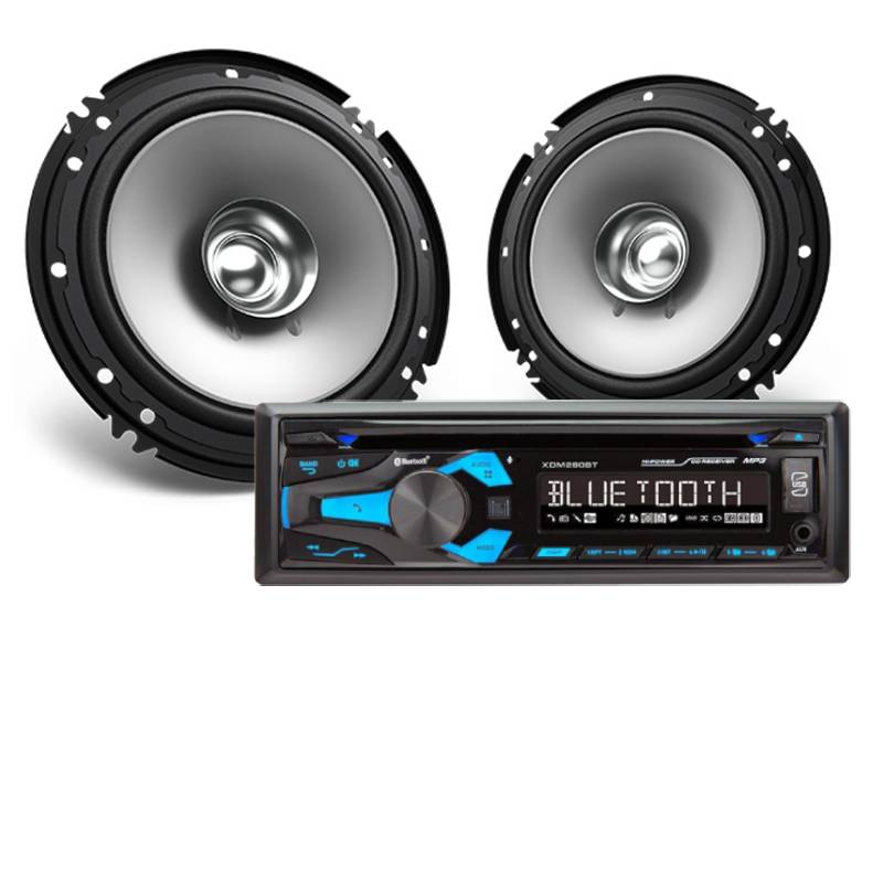Dual XDM280BTBundle Dual XDM280BT 1DIN CD Multimedia Receiver