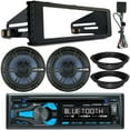 thumbnail image 1 of Dual XDM280BT Single DIN Bluetooth AM/FM Radio USB AUX CD Receiver, 2x 6.5" 120W Marine Speakers, Stereo Install Kit, Speaker Adapters (Fits Select 1998-2013 Harley Davidson Touring Motorcycles), 1 of 4