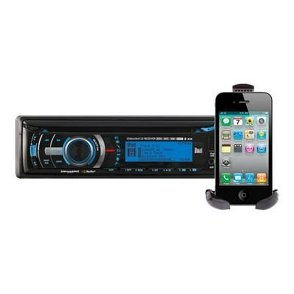 Dual XDMA6540 - CD receiver - in-dash - Single-DIN - 60 Watts x 4