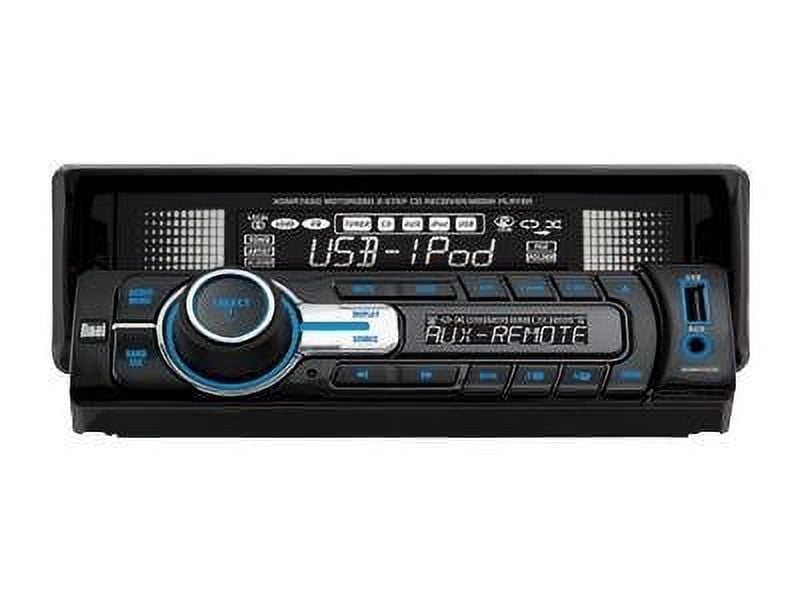Dual XDMA7650 - Car - CD receiver - in-dash - Single-DIN - 60 Watts x 4 ...