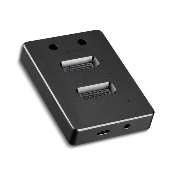 Dual-disk Solid State Hard Disk Base Enclosure External Offline Clone Base Duplicator Type-c Copy Base Support 2242 2260 2280 22110 SATA SSD (not for NVMe SSD