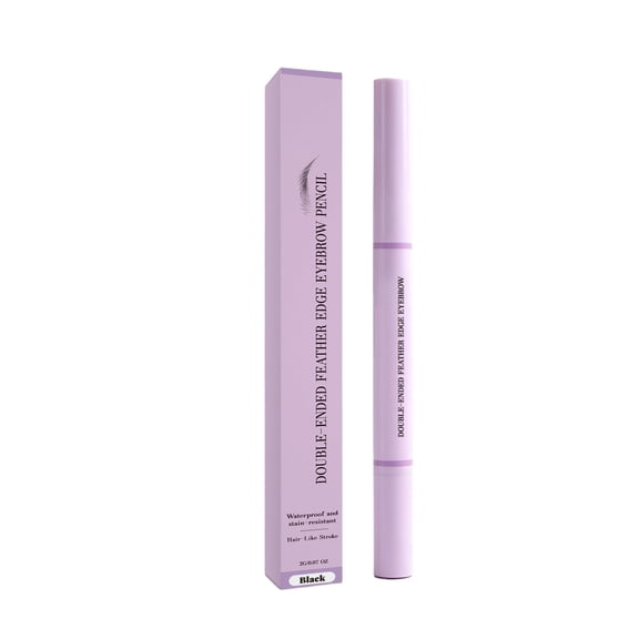 SZBAOAN Dual-ended Waterproof Eyebrow Pencil,Fine Tip,Shapes,Defines,Fills Brow Makeup,Easy to Get Inner Corner Lined,Friendly For Beginner