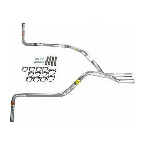 Dual exhaust 2.25 pipe No Muffler Side Exit Fits Dakota 97-05