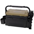 thumbnail image 1 of Dual-layer Fishing Tackle Box,Tackle Box Organizer Fishing Box Large,With 2pcs Rod Holder,2pcs Cup Holder,1pc Carring Strap, Green, 1 of 16
