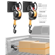 Dual-pivot Telescopic Cargo Box Ratchet Straps for Nissan Frontier, Multi-Angle Rotating Cargo Box Mounting Telescopic Straps, Compatible with 2022-2025 Nissan Frontier Models