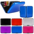 thumbnail image 1 of Mini RFID Blocking Aluminum Wallet Credit Cards Holder Business Card Case ID Card Case for Men Women, 1PC, 1 of 8