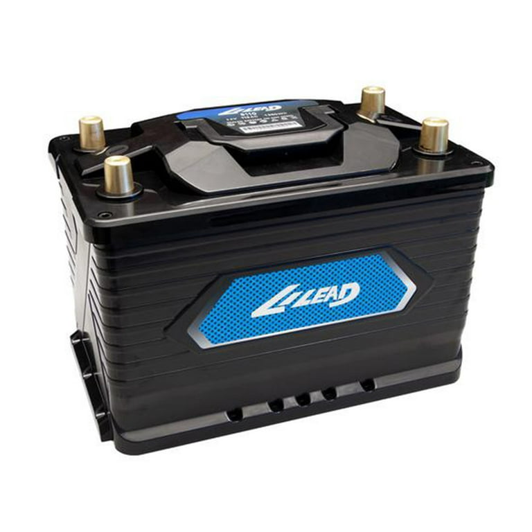 Dual purpose 12V 110Ah Lithium LiFePO4 battery, Deep cycle RV battery with  Built-in BMS, 3000-5000+ Cycles, Perfect for RV/Camper, Marine,Lilead S110  starting battery. 