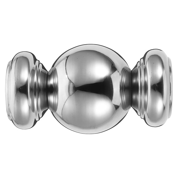 WEAVILUX 201 Stainless Steel Handrail Fitting Silver 1Pack 4.9In X 2.8In X 2.3In