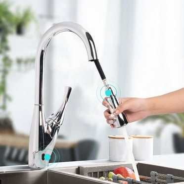 Dual-sensor Pull Down Touchless Kitchen Faucet