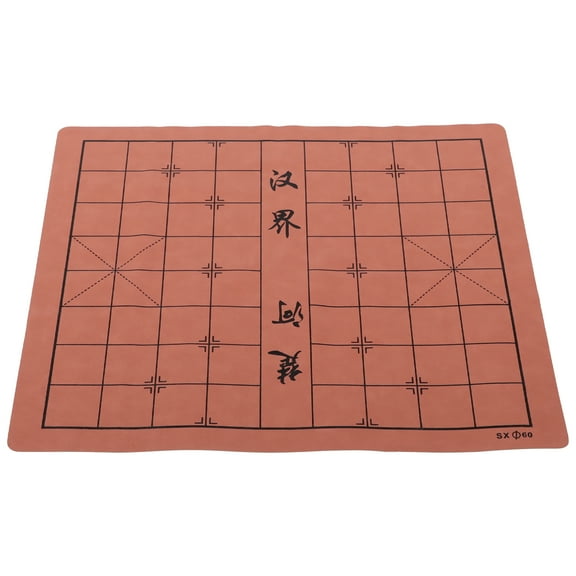Foldable Dual-Sided Chinese Chess Board with Accessories - Portable Chessboard for Strategy Games and Family Fun