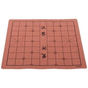 Portable Foldable Dual-Sided Chinese Chess Board with Complete Accessories - Ideal for Strategy Games and Family Entertainment