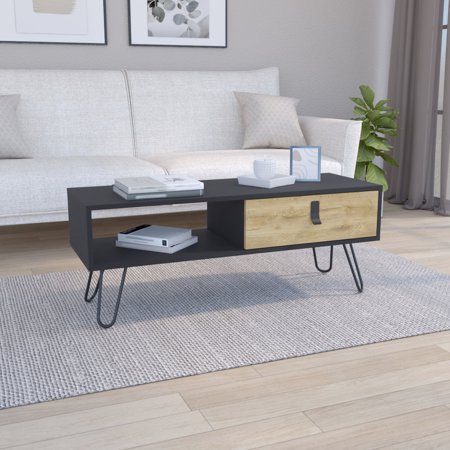 Dual - tone coffee center / In living room gatherings / Drawer for small essentials