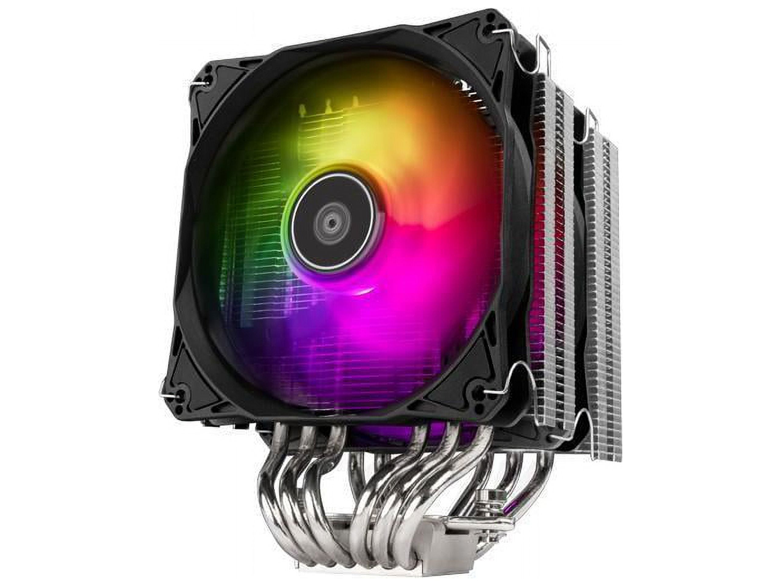 be quiet! Pure Rock 2 FX CPU Air Cooler, Black ARGB Air Cooler, LGA 1700  1200 2066 1150 1151 1155 2011(-3) Square ILM Compatible, Intel and AMD AM5  AM4 CPU Cooler, 150W TDP