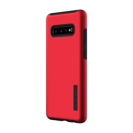 Incipio - DualPro Case for Samsung Galaxy S10+ - Black/Iridescent Red