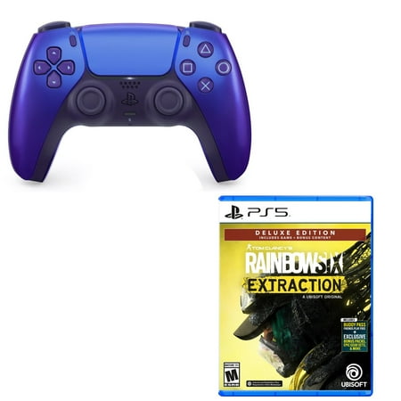 DualSense Controller in Chroma Indigo with Rainbow Six Extraction