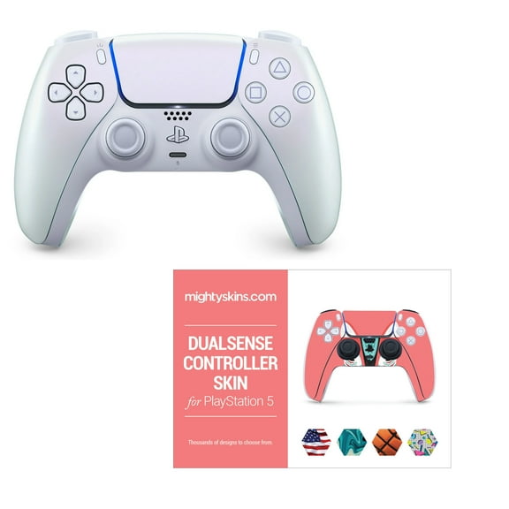 DualSense Controller in Chroma Pearl with Skins Voucher