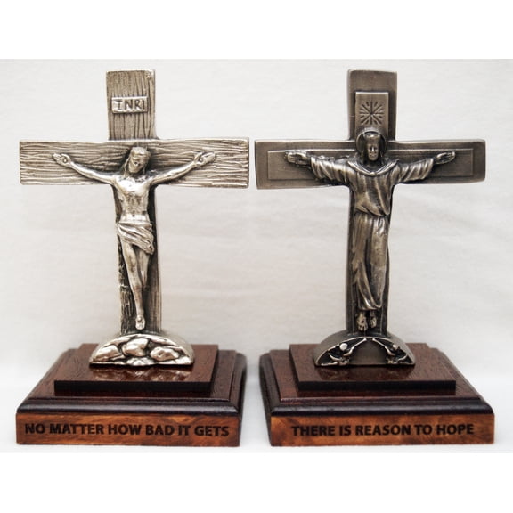 Duality Cross 6" Statue