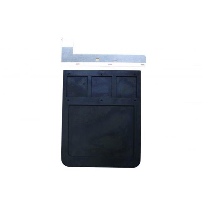 Dually Mud Flap & Bracket for 2001-2007 Chevrolet Silverado & 2001-2007 GMC Sierra 2500 & 2001-2007 GMC Sierra 3500, Black