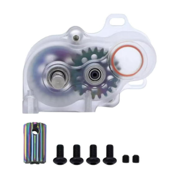 Dualoai 1/10 Scale RC Crawler Gearbox Replacement Easy to Install Upgrades Low Center of Clear