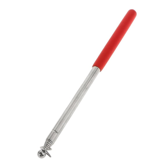 Dualoai 1.2M/1.6M Stainless Steel Telescopic Flagpole For Banner Flag Collapsible POLE Red 1.6M
