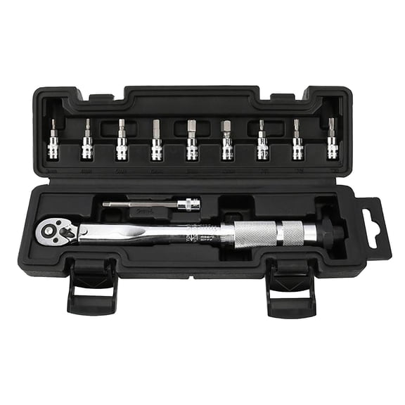 Dualoai 1/4 "Drive Click Wrench Set 5-25Nm Hand Held Multifunction Tool for Motorcycle