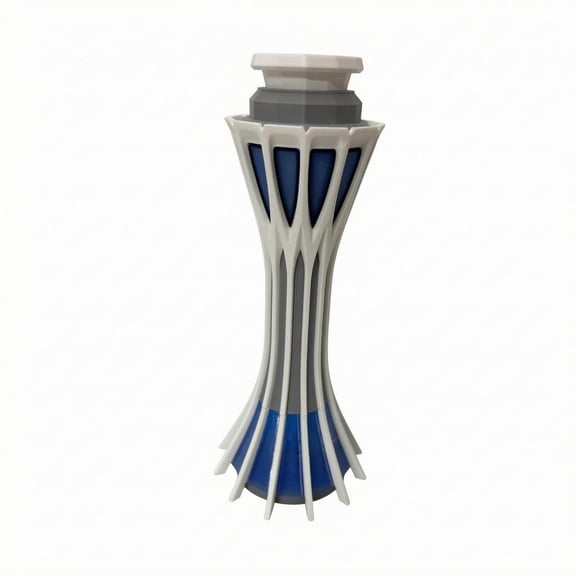 Dualoai 1/400 Scale Airport Control Tower Model Aircraft Layout Scenery Desk Decoration Micro Landscapes Collectibles Prop Decorative