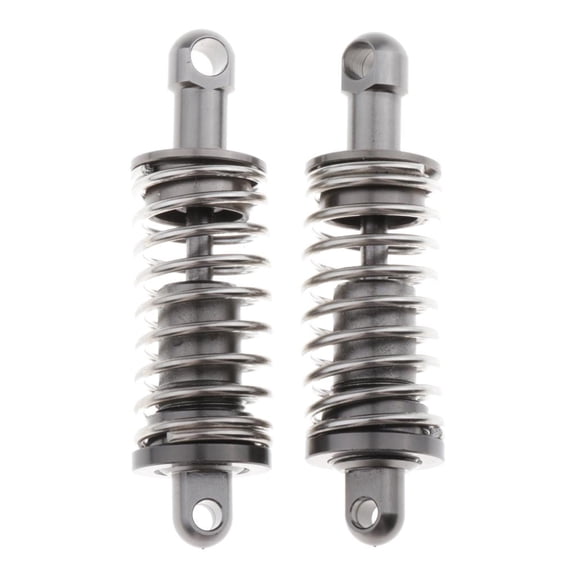 Dualoai 1 Pair 1/10 Shock Absorber Assembly for HG P408 RC Army Truck Accessaories