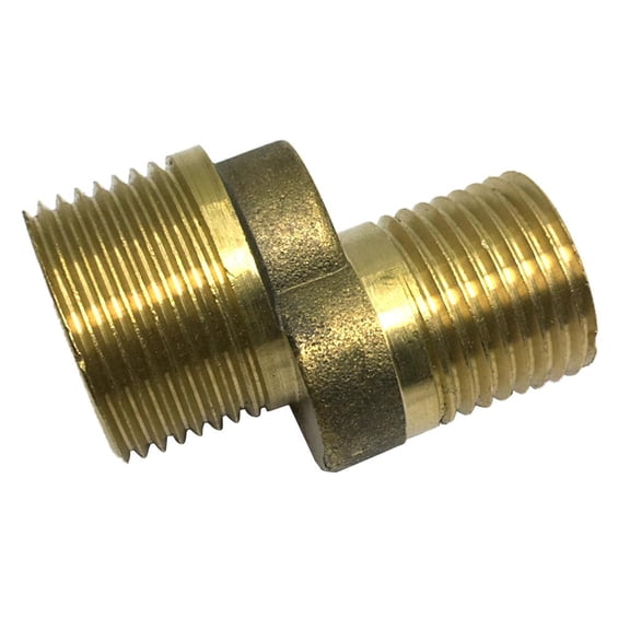 Dualoai 1 Pc Double Female Brass Adapter Coupler Pipe Connector Pipe Fitting Type1