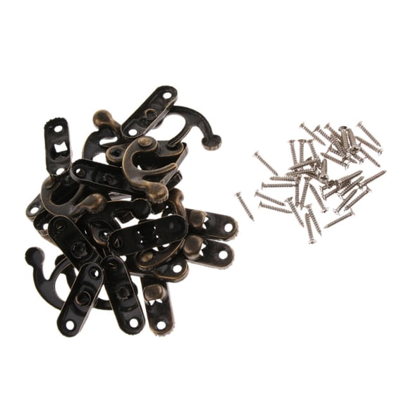 Dualoai 10 Pcs Bird Breeding Box Lock Parrot Cage Fitting Nesting Lock Random Color