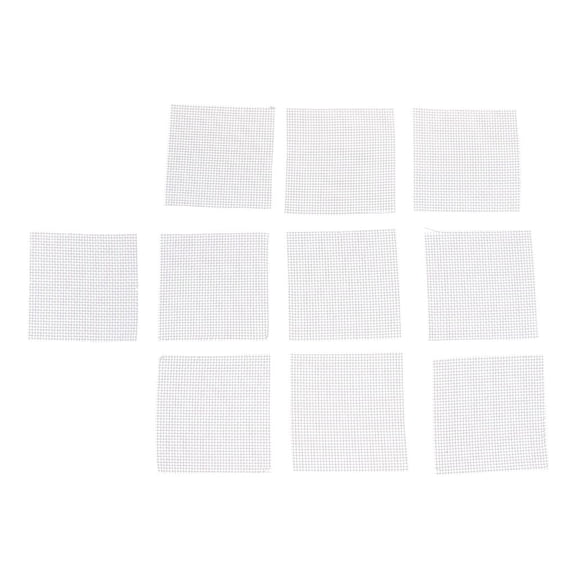 Dualoai 10 Pcs Stainless Steel Wire Mesh Pad, Decorative Aquatic Moss Wall/Floor Mesh