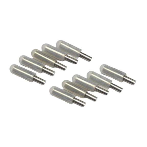 Dualoai 10 Pieces Bench Vise Clamping Rods Aluminum Alloy for Jewelry Painting Craft