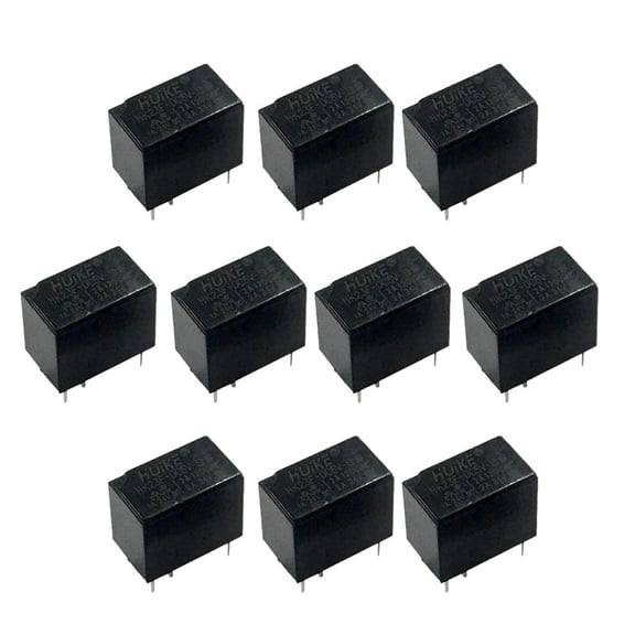 Dualoai 10 Pieces Mini Relay HK23F-DC5V-SHG Relay DC5V