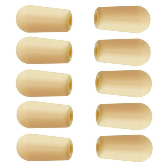 Dualoai 10 Pieces Plastic Toggle Switches Knobs Cap for LP Electric Guitar Accessory