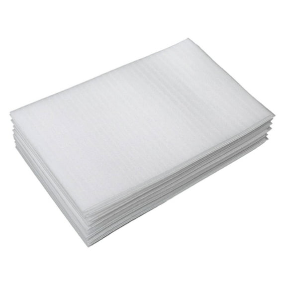 Dualoai 100 Pieces Foam Pouches Thickened Packing Supplies for Porcelain Cup Glasses 15cmx20cm